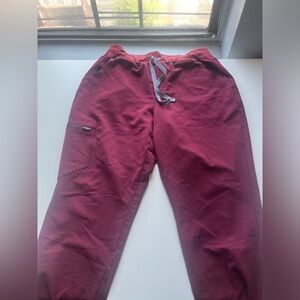 Figs Burgundy scrubs